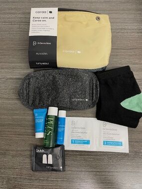JetBlue Caraa Premium Amenity Kit Travel Set - Dr. Dennis Gross